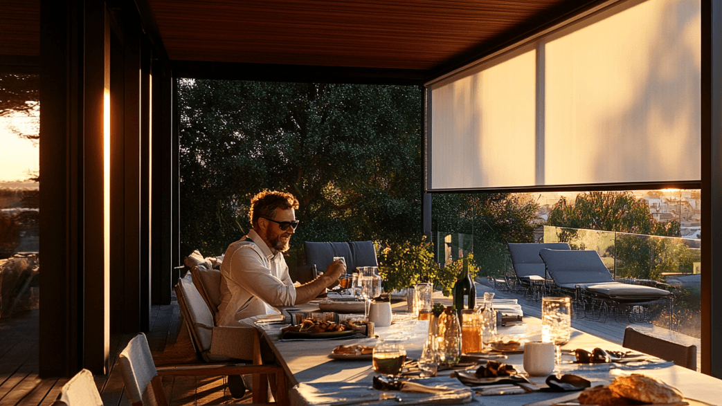 Luxa100 Zip Screen Wohnanwendung