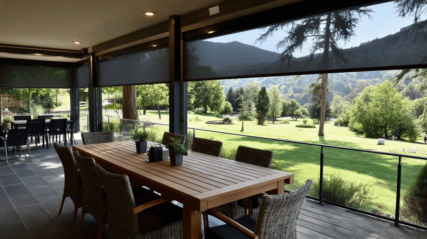 Luxa100 Zip Screen in öffentlichen Räumen