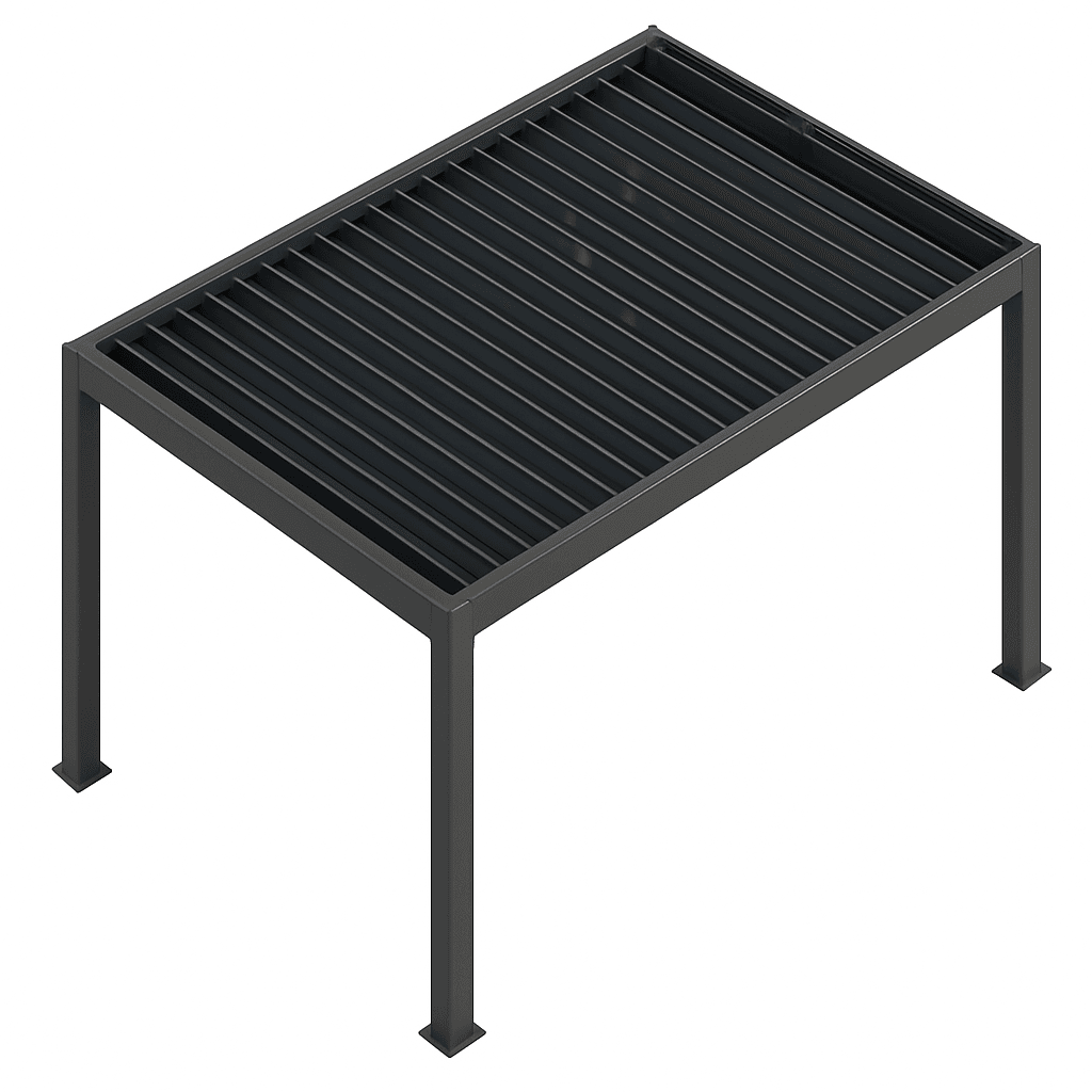 Luxa700 Pergola Technische Zeichnung
