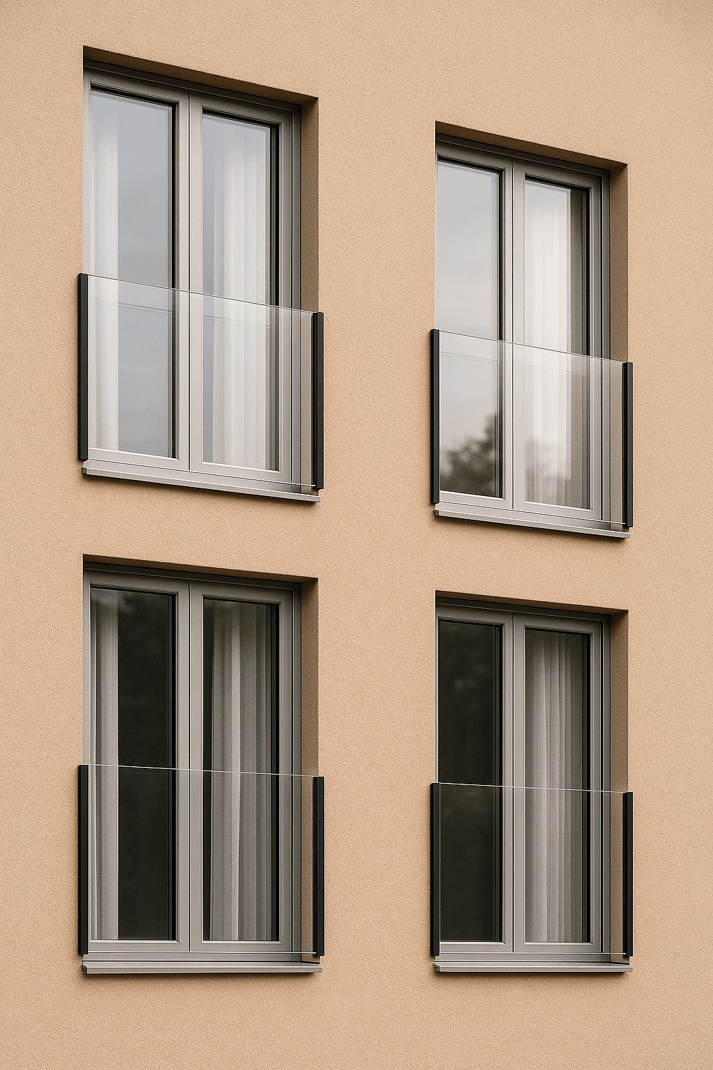 Juliet-Balkon Fensteranwendung