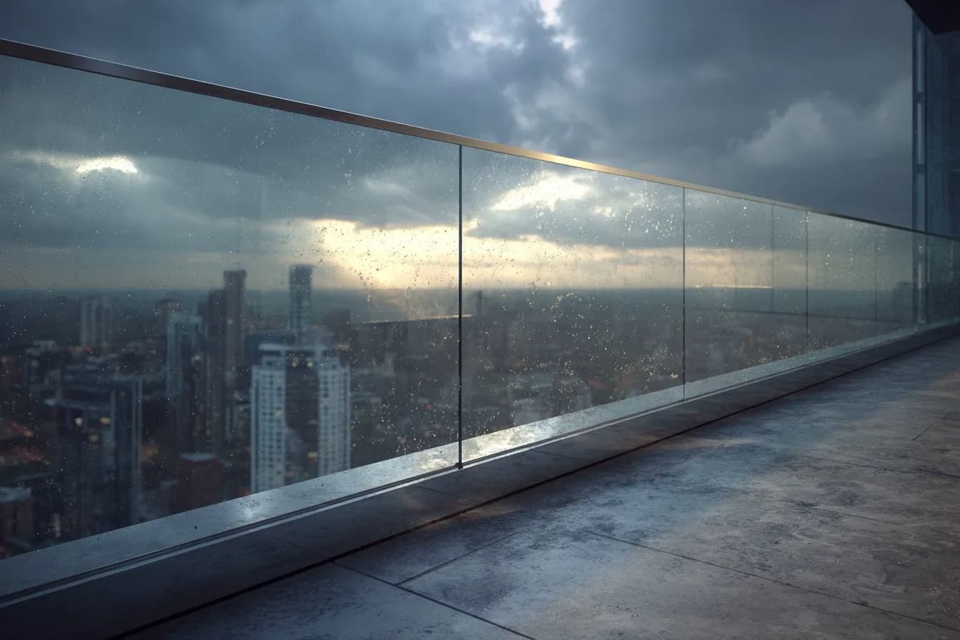 Glasgeländer für Dachterrasse: Anforderungen und Systeme