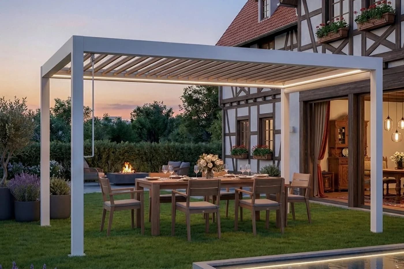 Luxa 500M Manuelle Pergola