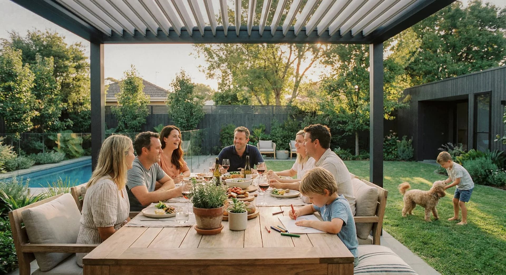 Pergola 3x4 Meter: Welches Lamellendach passt?